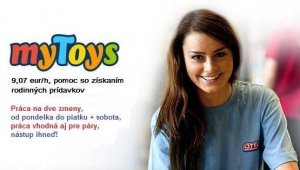 Práca  v Nemecku - veľkosklad s hračkami