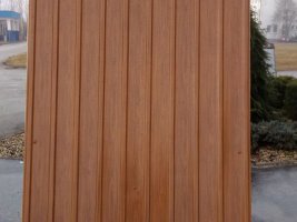 Štýlový poplastovaný trapézový plech Zlatý dub